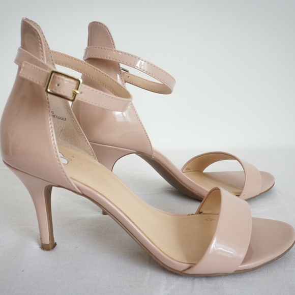 bp Shoes Blush One Strap Heels Size 7 Poshmark